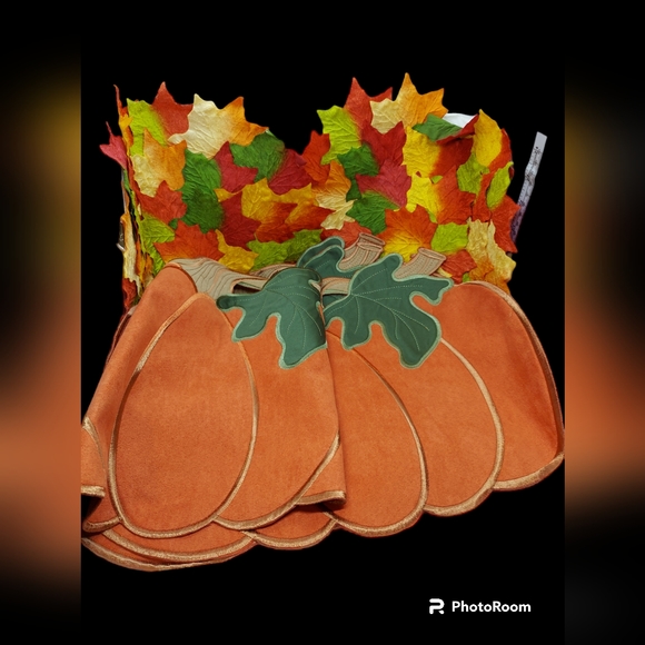 Croft & Barrow Placemats Six Pumpkins, Harvest, Two Leaves - Picture 2 of 11